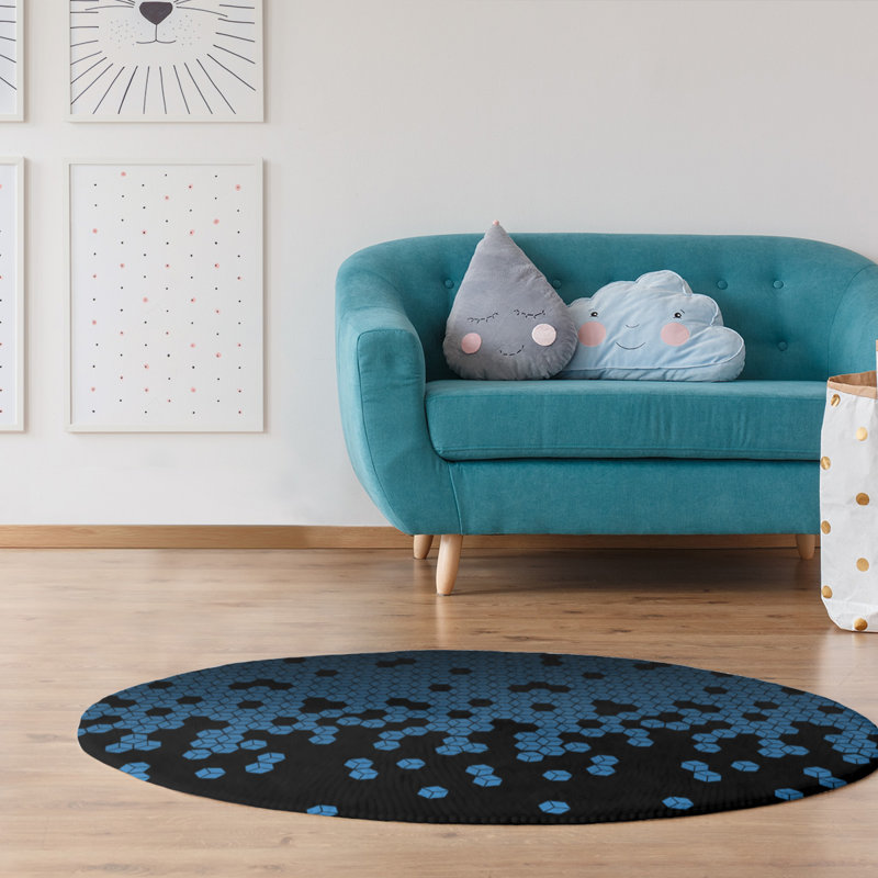 Chenille Geometric Indoor Rug, Rectangle 2' x 3'