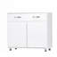 Two door Side Table-White