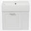 Meuble-lavabo simple 21,7 po avec comptoir en céramique 21,7 po-24837085