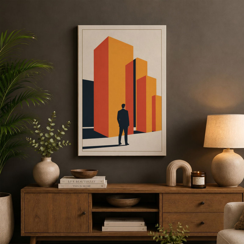 Print, 36x24 - 91.4 x 61.0 cm, Taupe Border