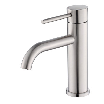Single Handle Bathroom Faucet Lavatory Faucet Stainless Steel Single Hole-T10