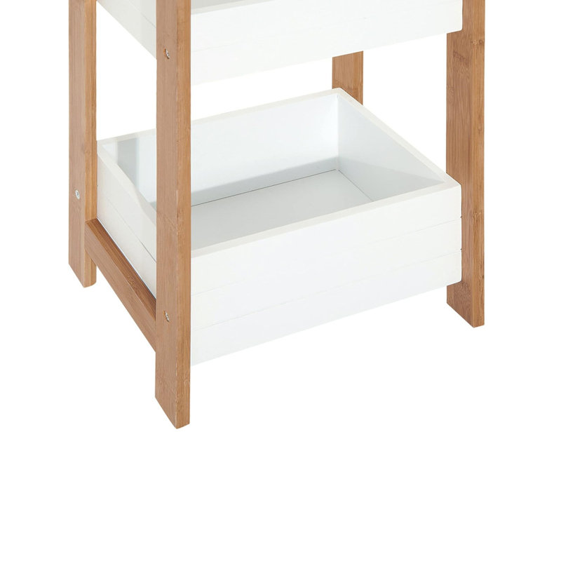 Bamboo Freestanding Bathroom Shelves