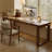 Tan Rectangular Solid Wood desk-109514488