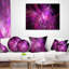 Fractale noire - coussin imprimé abstrait-89141619