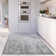 Carina Washable Rugs Geometric Design in Grey
