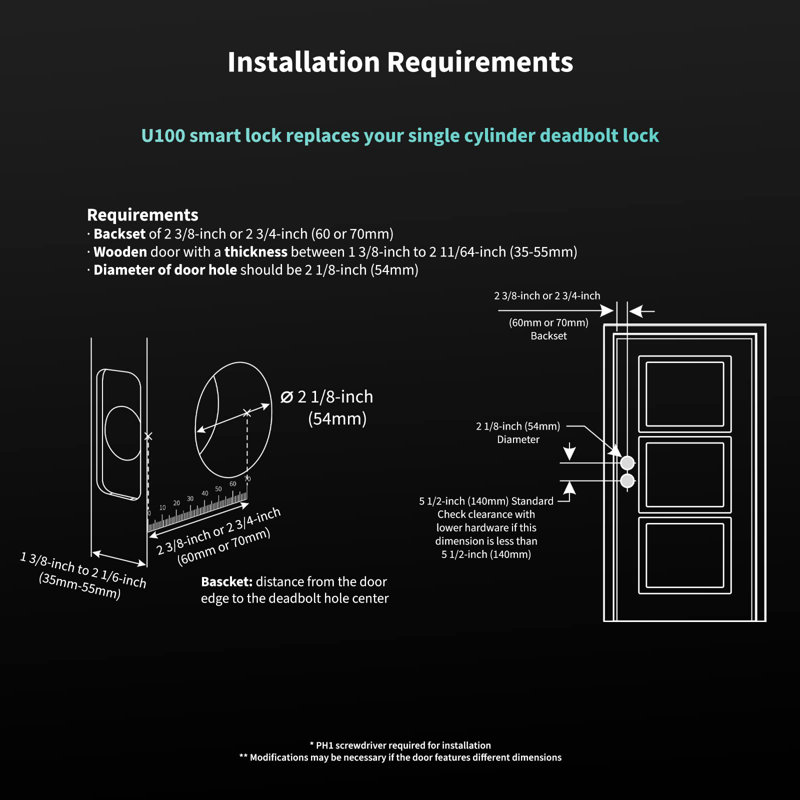 Aqara Gray Bluetooth Electronic Deadbolt with Touchscreen