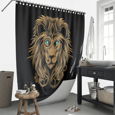 Rideau de douche simple