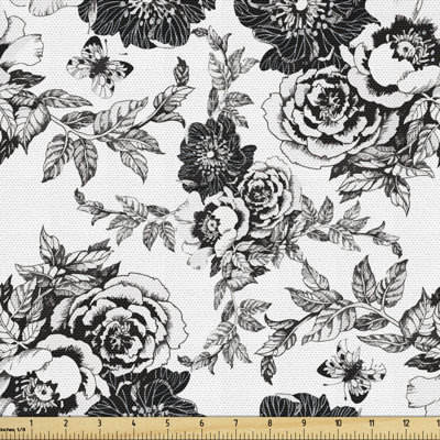 Chihoko Gloomy Plants Branches Leaves Petals Multi-Purpose Fabric