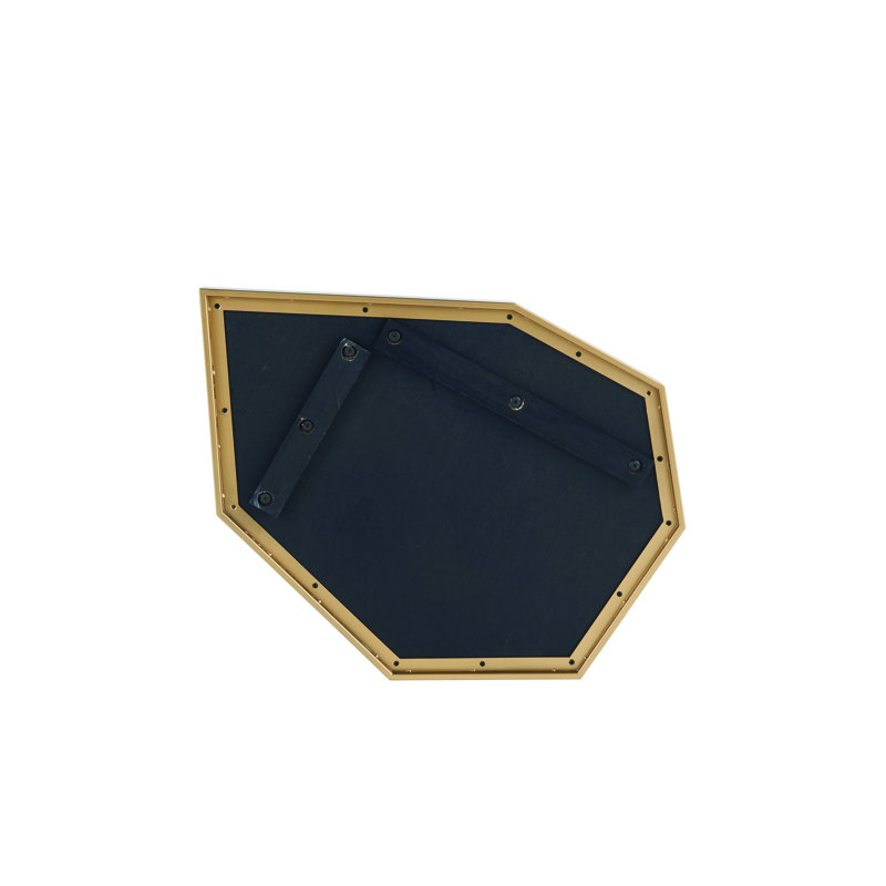 Love Joy Bliss Flat Metal Beveled Wall Mirror