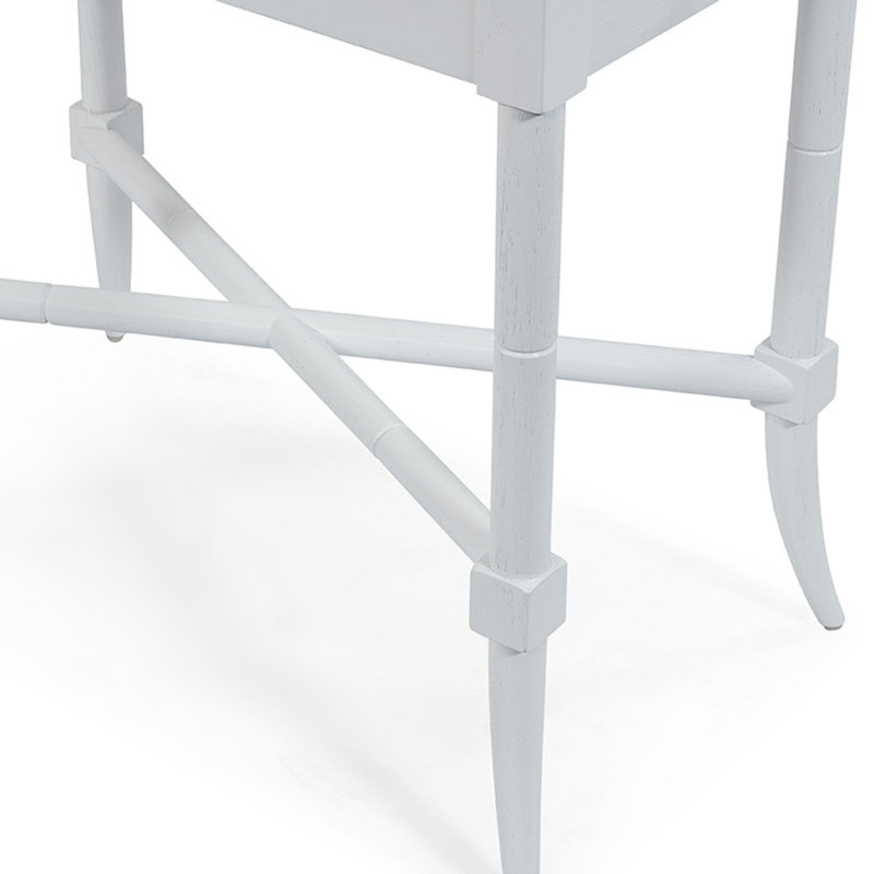 Tradd End Table, Alabaster