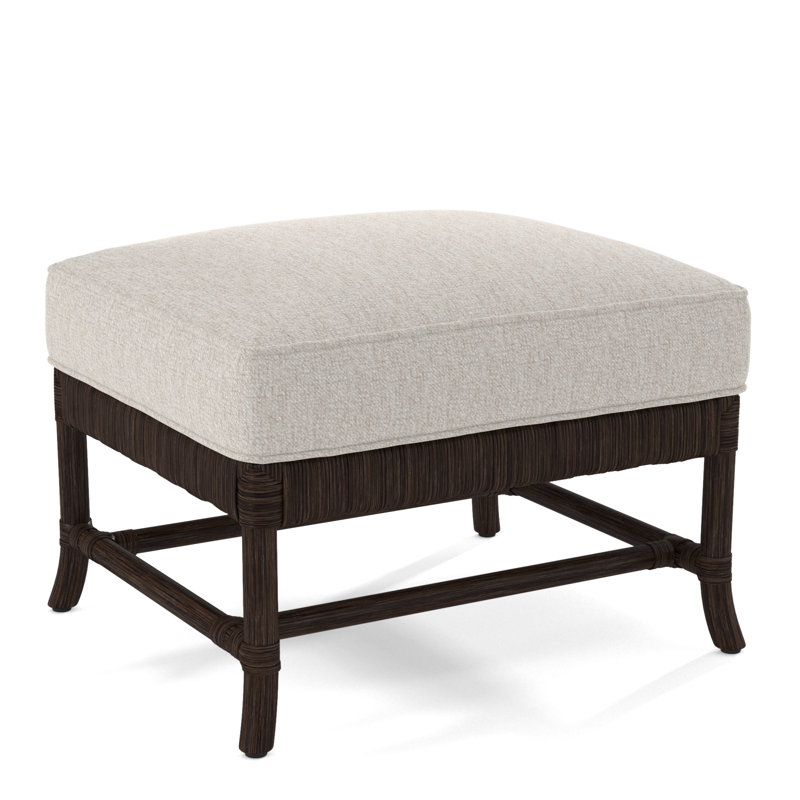 Lafayette Ottoman, Black Buffalo Check; 0120-81, Java