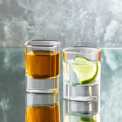 JoyJolt City Shot Glasses, 2oz.