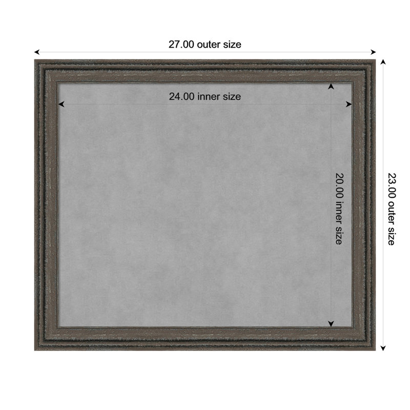 Tableau magnétique magnétique en métal, H 23 po x l 27 po