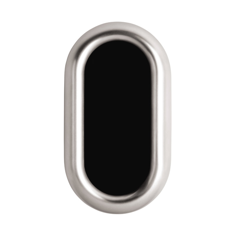 Slim Stainless Steel 13 Gallon Open Top Trash Can