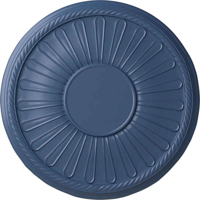 19 médaillon de plafond L 7 7/8 po x P 1 1/4 po Leandros (convient aux auvents jusqu'à 6 3/8 po), Americana