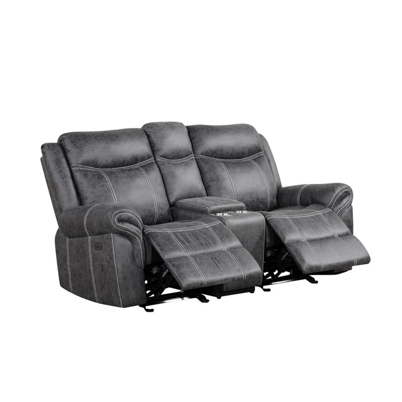 Causeuse en microfibre Zubaida