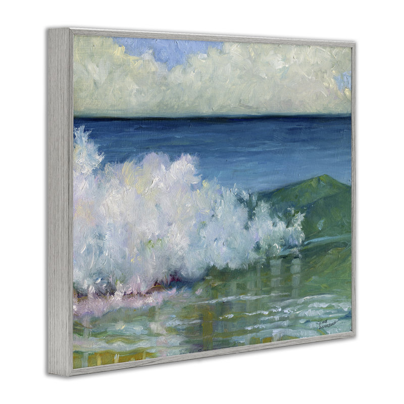 «Strong Splashing Wave», estampe numérique par Steve Vanderbosch, H 11 po x l 14 po, Estampe numérique Farmhouse