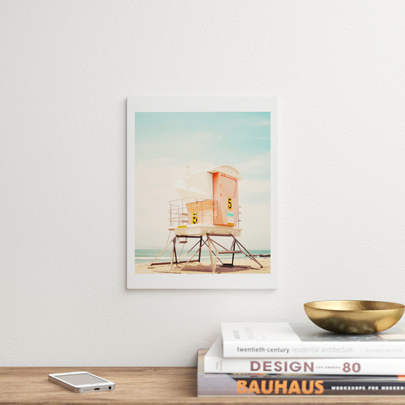 «Beach Tower 5» par Bree Madden - reproduction de photo sur papier sans cadre, H 14 po x l 11 po x P 0,13 po