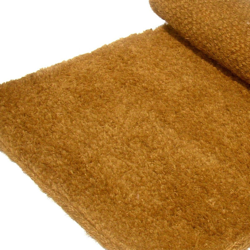 Tapis de porte d'extérieur brun en fibre de coco 36 "X 60"