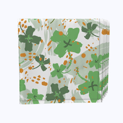 Rozzer Polyester Floral Square Napkin