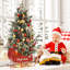 36' H Lighted Artificial Christmas Tree