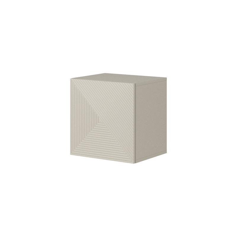 Aagam 40cm W Laminate Bedside Table, Cashmere