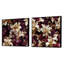 Royal Victorian Flourish Victorian Motif III - ensemble de 2 collages floraux carrés-101854587-101854588