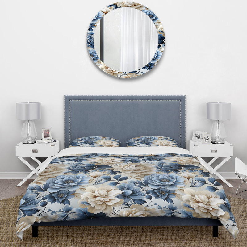Literie Naowa, Housse de couette simple + 1 taie décorative stan