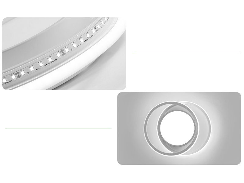 Cesarino Acrylic LED Flush Mount
