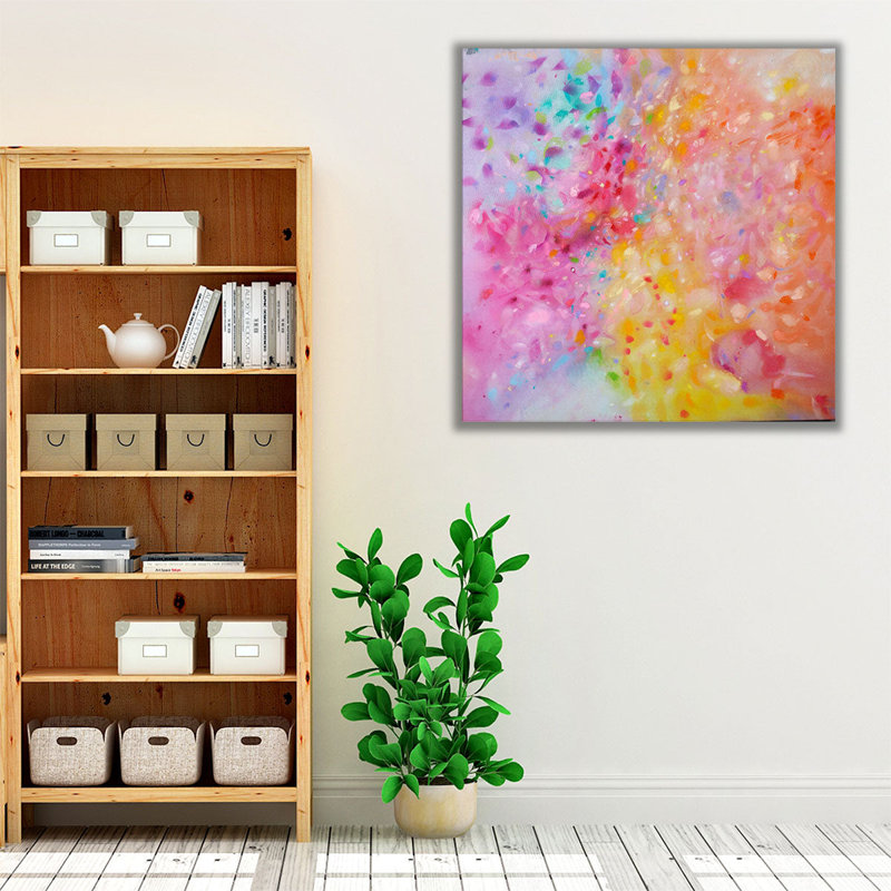 Boom Bloom - reproduction d'art sur toile, H 40 po x l 40 po