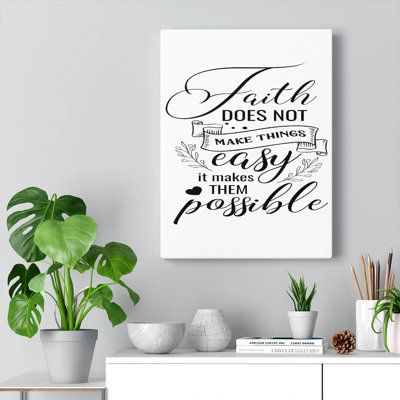 Makes Them Possible - Wrapped Canvas Print