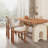 Creative solid wood dining table-108916675