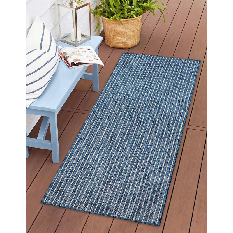 Tapis intérieur / extérieur Ashwin, Tapis de couloir 1 pi 11 po x 4 pi 11 po