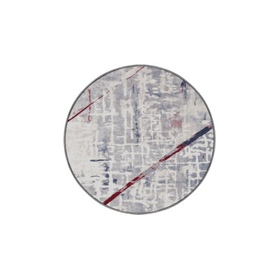 Machine Washable Gray Area Rug