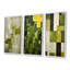 Ensemble de 3 reproductions d'art abstrait vert-42349340-42349336