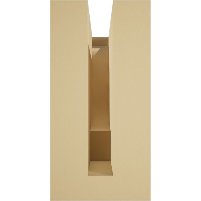 4"W x 8"H x 12"L Standard Newport Signature Urethane Rafter Tail, Primed Tan
