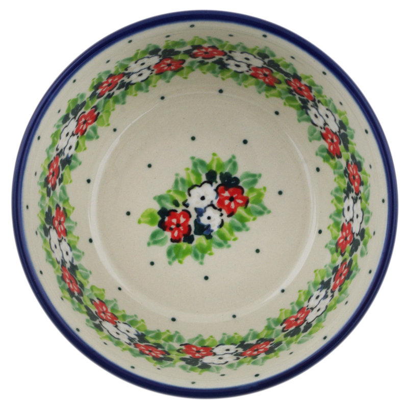 11,83 oz Bol à salade Wildflower Wreath