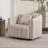 40.2"W Modern Swivel Accent Chair, Velvet Single Sofa Chair With Pillows (Set of 2)-887839555