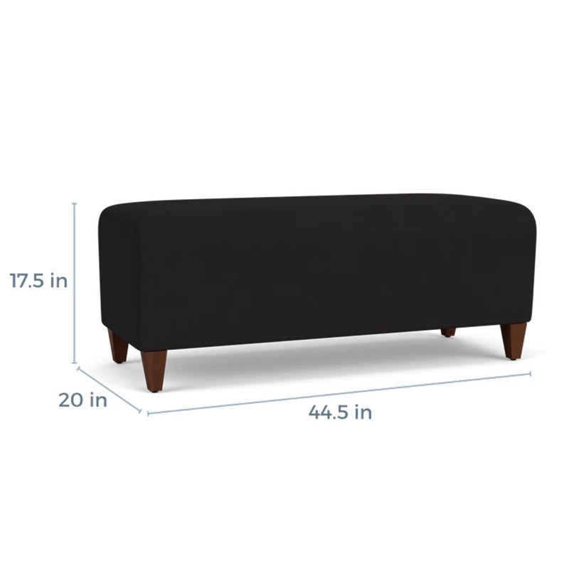 Banc de réception Siena, Noyer, Visite libre noire