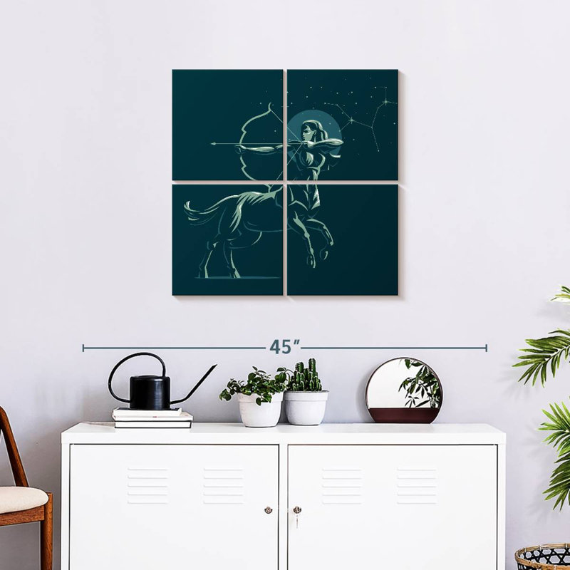 Adella Sagittarius Centaur Constellation, 26" H x 26" W