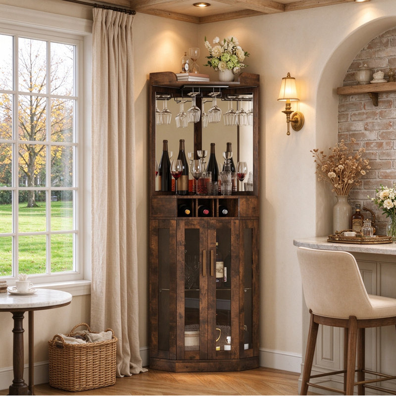 Armoire à liqueur American Classic, Brun