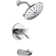 Compel Thermostatic Tub and Shower Faucet with Valve and Multichoice Universal Valve