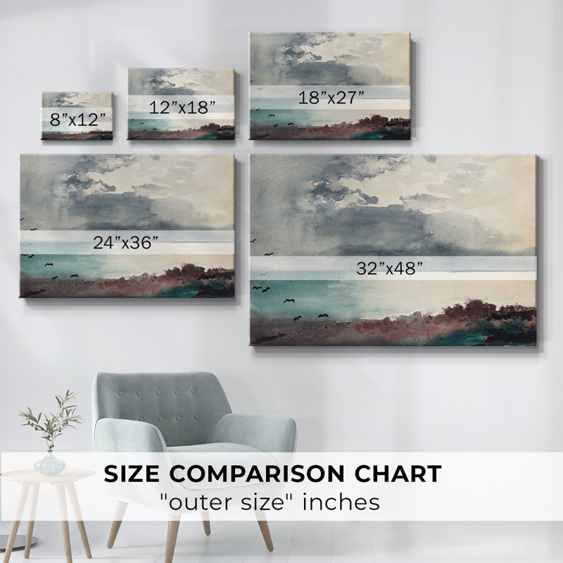 Paysage rétro - CDXIV, reproduction d'art sur toile, H 13 po x l 19 po