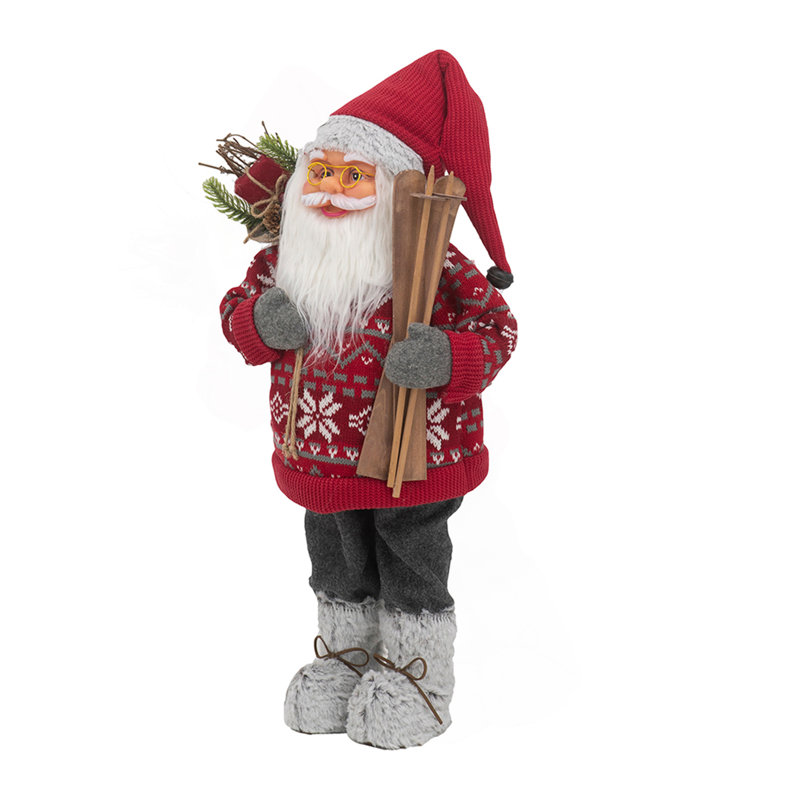 10.6X7.5X23.6" Standing Santa