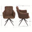 Ensemble de 2 chaises de bureau 360 °-888901881