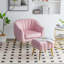 Fauteuil d'appoint avec repose-pieds-446476391