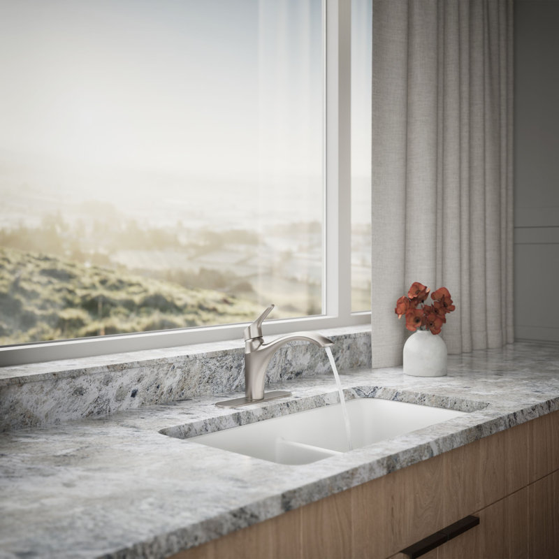 Rival Single-Handle Kitchen Sink Faucet, Vibrant Stainless