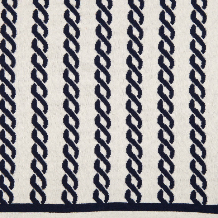 Nautico Knitted Throw Blanket