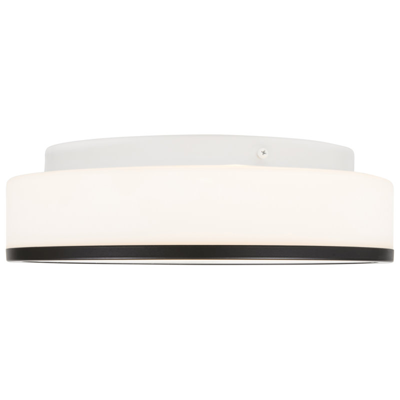 Josahua Glass Flush Mount, LED