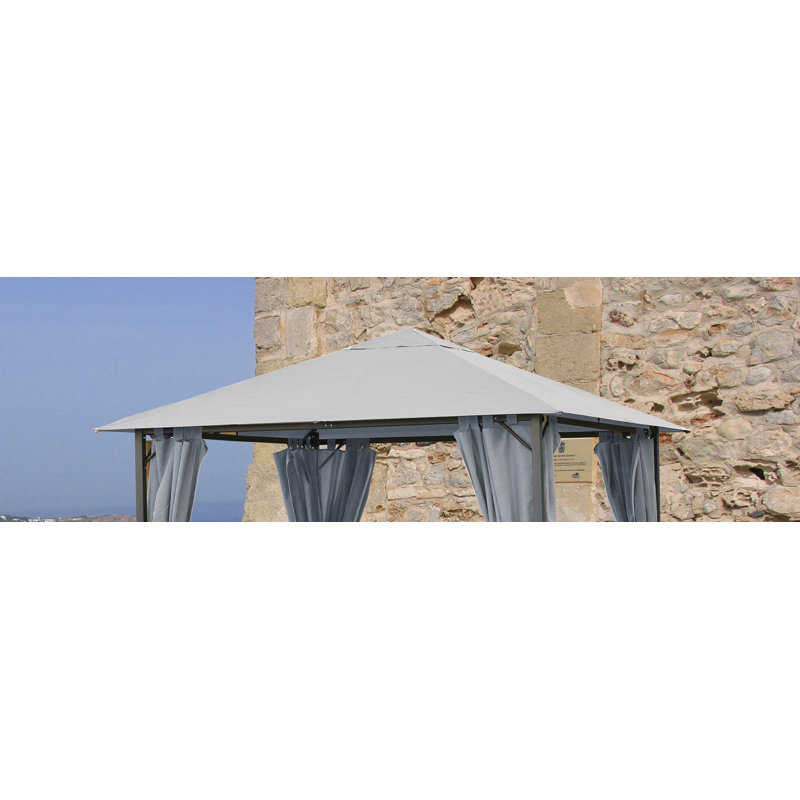 Broadbay Dakota Fields Plastic Replacement Canopy for Gazebo, Grey